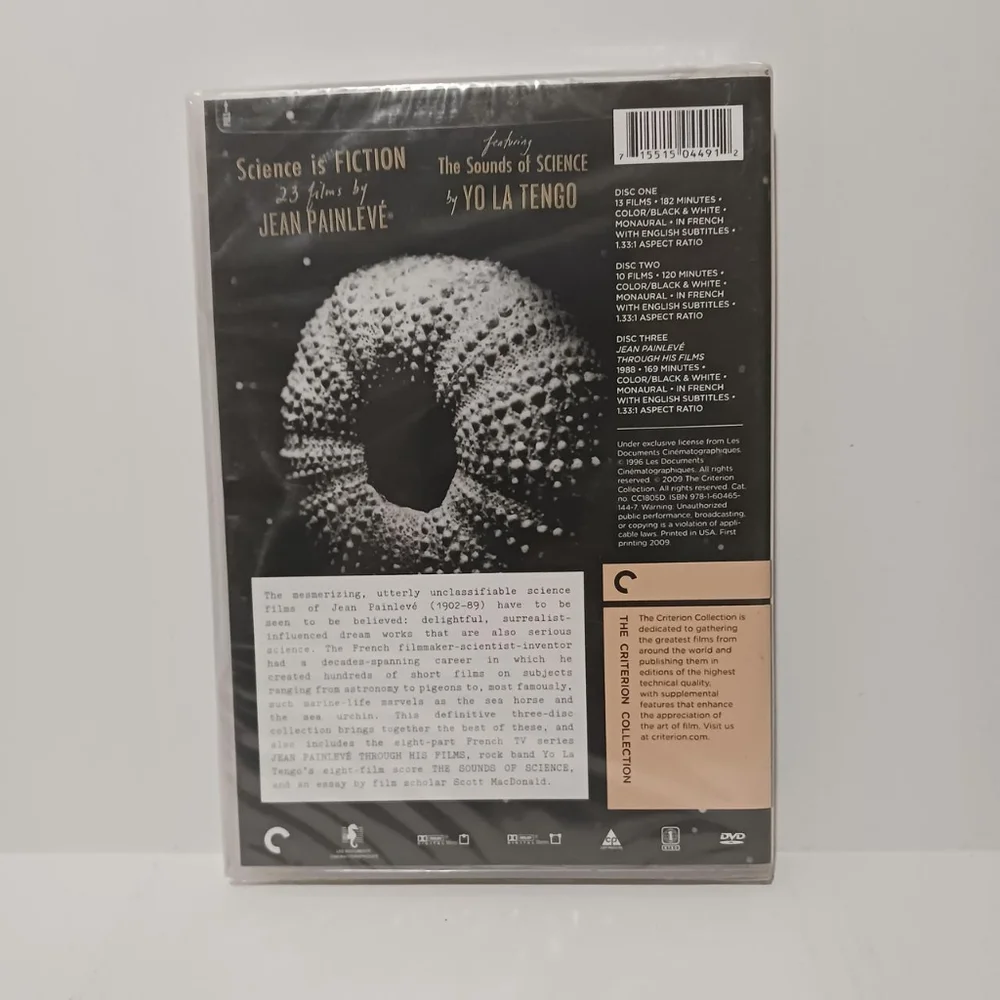 The Criterion Collection Science Is Fiction: 23 Films by Jean Painlevé